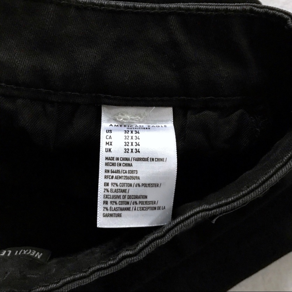 ❌SOLD❌ American Eagle NWOT Next Level Flex Slim Straight Jeans Men 32x34 - Picture 10 of 15